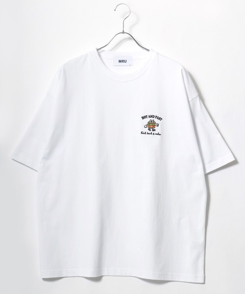 ［みーさん専用］リッピーTシャツ セール】2025SS MRU/エムアールユー オーバーサイズ アニマル/髭