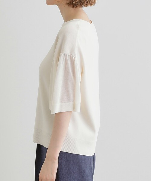 SOV. ソブ　ドライタッチ ニット フリル付き　38（M） 1812-48060_14.jpg