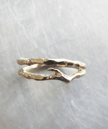 【SCALA/スカラ】TWIG枝リング/made in JAPAN(日本製)