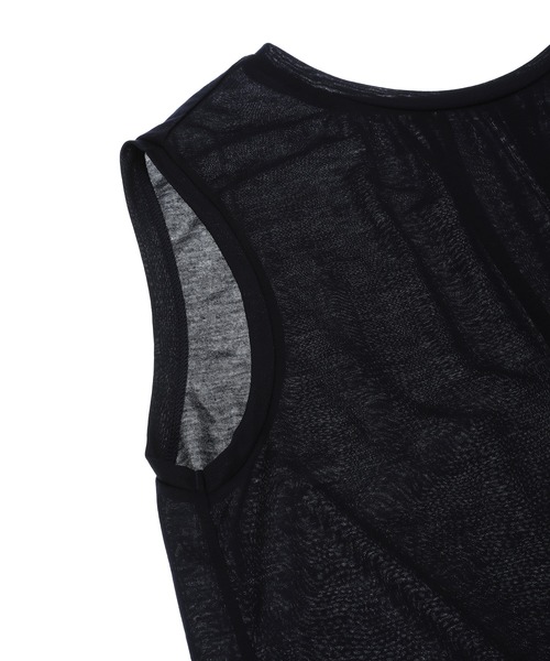 Julier Yoga and Relax（ジュリエヨガアンドリラックス）の「Julier ロイヤルクロス天竺タンクトップ（タンクトップ・レディース・ホワイト/ネイビー/オレンジ・FREE）」の12枚目の写真