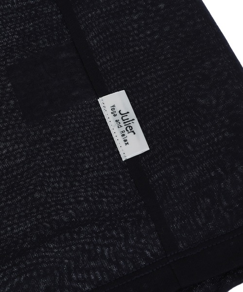 Julier Yoga and Relax（ジュリエヨガアンドリラックス）の「Julier ロイヤルクロス天竺タンクトップ（タンクトップ・レディース・ホワイト/ネイビー/オレンジ・FREE）」の14枚目の写真