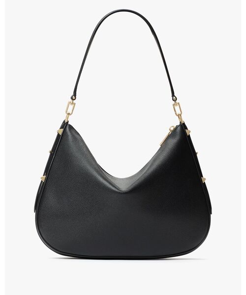 kate spade new york(ケイトスペード ニューヨーク)の「リブ ラージ ホーボー バッグ(ショルダーバッグ・レディース・ブラック・ONESIZE)」の5枚目の写真