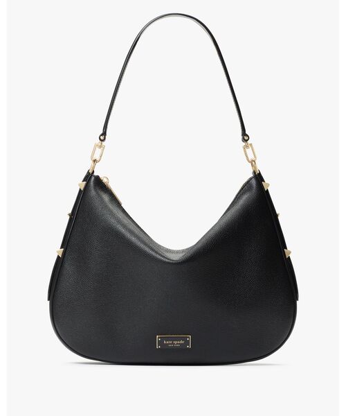 kate spade new york(ケイトスペード ニューヨーク)の「リブ ラージ ホーボー バッグ(ショルダーバッグ・レディース・ブラック・ONESIZE)」の7枚目の写真