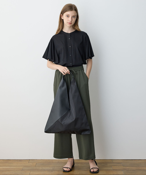LE SOUK HOLIDAY(ルスークホリデー)の「トライアングルトートバッグ(トートバッグ・レディース・ブラック/ベージュ・フリー)」の10枚目の写真