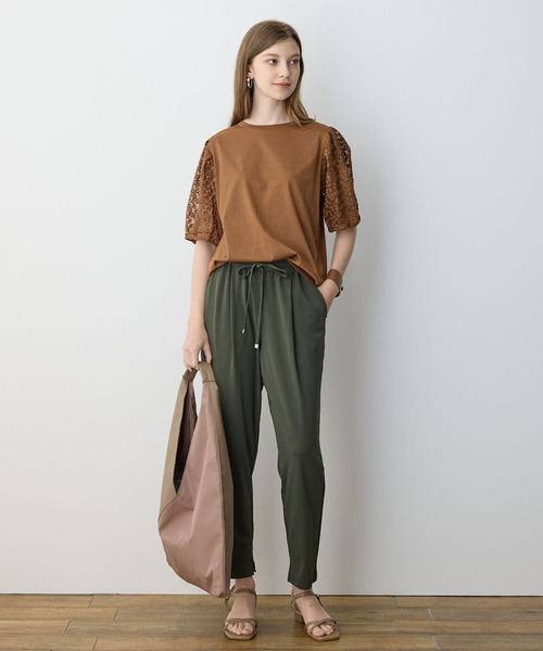 LE SOUK HOLIDAY(ルスークホリデー)の「トライアングルトートバッグ(トートバッグ・レディース・ブラック/ベージュ・フリー)」の12枚目の写真