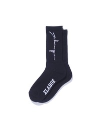 XLARGE(GNXg[W)DISTORTION LOGO SOCKS(\bNX/C)