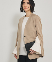 qualite | 袖コンシールあきJK/秋服/冬服/オフィスカジュアル(テーラードジャケット)