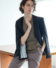 qualite | 袖コンシールあきJK/春服/オフィスカジュアル(テーラードジャケット)