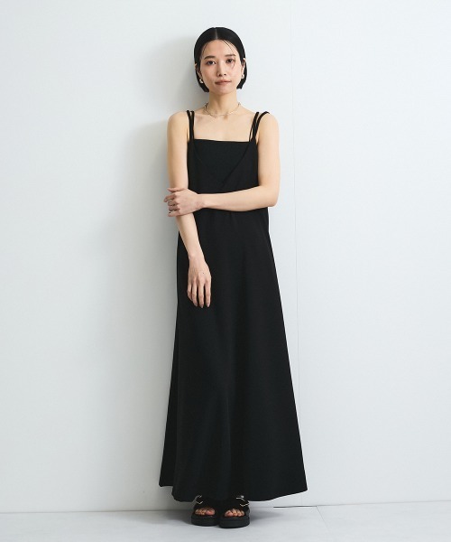 VICKY(ビッキー)の「カップ付きラメキャミソール≪手洗い可能≫(キャミソール・レディース・オフホワイト/ブラック/ブラウン・M)」の9枚目の写真