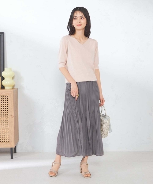 a.v.v（アーヴェヴェ）の「スクエアトゥストラップサンダル（サンダル・レディース・クリーム/アイボリー/ブラック・23.5/22.5/24.5）」の16枚目の写真