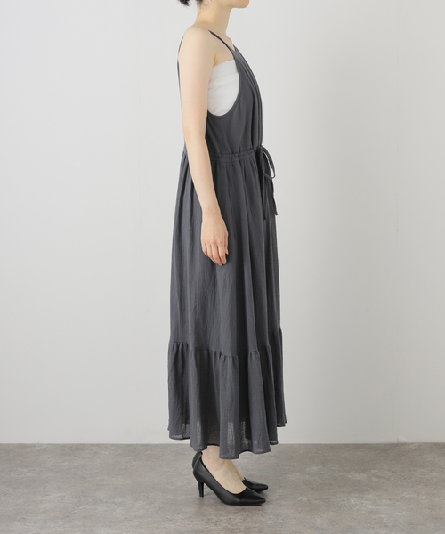 enrica(エンリカ)の「ENRICA エンリカ 2WayDress130(ワンピース・レディース・チャコールグレー・FREE)」の8枚目の写真
