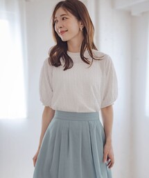 組曲 | レーシージャージーニットライク カットソー(Tシャツ/カットソー)
