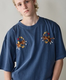 rehacer : Loop Tiger Pigment Dye T-shirt / ループタイガーピグメントダイ Tシャツ