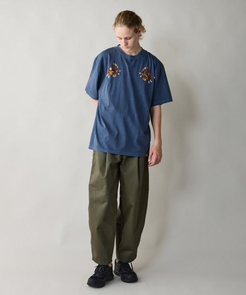 rehacer(レアセル)の「rehacer : Loop Tiger Pigment Dye T-shirt / ループタイガーピグメントダイ Tシャツ(Tシャツ/カットソー・メンズ・ブラック/ネイビー/レッド・SMALL/MEDIUM/LARGE/X-LARGE)」の10枚目の写真