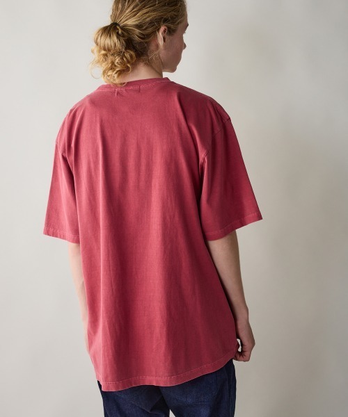 rehacer(レアセル)の「rehacer : Loop Tiger Pigment Dye T-shirt / ループタイガーピグメントダイ Tシャツ(Tシャツ/カットソー・メンズ・ブラック/ネイビー/レッド・SMALL/MEDIUM/LARGE/X-LARGE)」の15枚目の写真