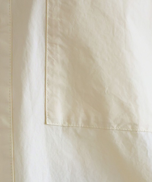 RAGEBLUE（レイジブルー）の「サイドリボンアソートオーバーシャツ（シャツ/ブラウス・レディース・ダークグレー/イエロー/ピンク/ブラック系/グレー系・FREE）」の18枚目の写真