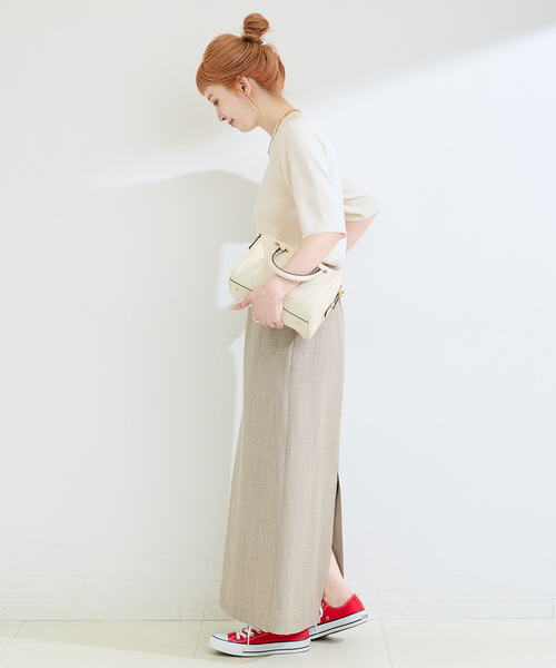 B.C STOCK(ベーセーストック)の「ウォッシャブル / 接触冷感 / ソウバリプルオーバー(ニット/セーター・レディース・ブラック/ネイビー/グリーン/ホワイト・FREE)」の13枚目の写真