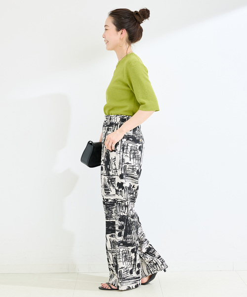 B.C STOCK(ベーセーストック)の「ウォッシャブル / 接触冷感 / ソウバリプルオーバー(ニット/セーター・レディース・ブラック/ネイビー/グリーン/ホワイト・FREE)」の20枚目の写真