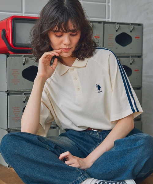 U.S. POLO ASSN. / ユーエスポロアッスン 別注 サイドライン