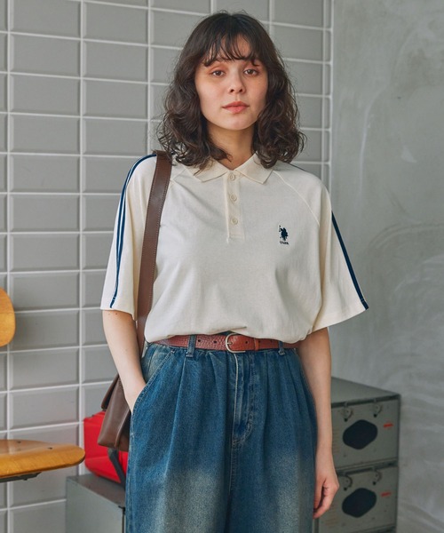 U.S. POLO ASSN. / ユーエスポロアッスン 別注 サイドライン 半袖 