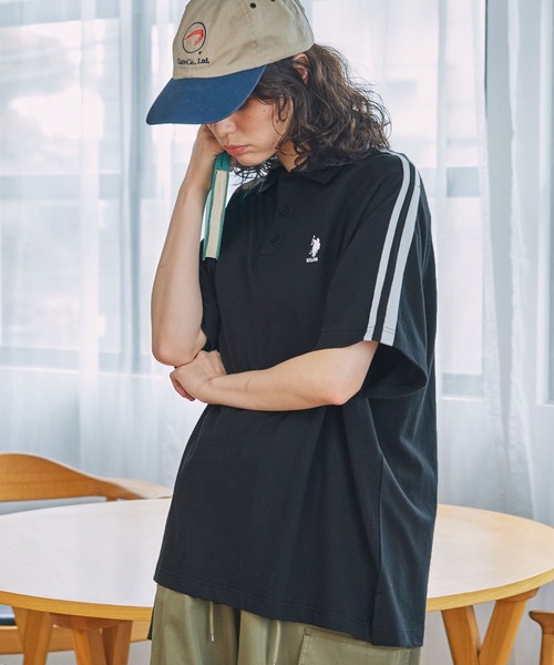 U.S. POLO ASSN. / ユーエスポロアッスン 別注 サイドライン 半袖