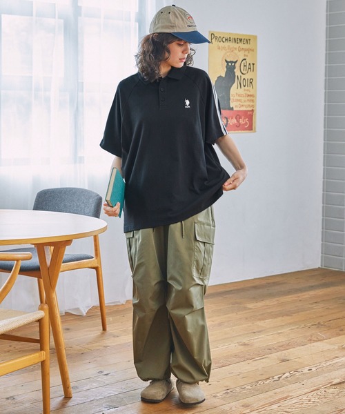 U.S. POLO ASSN. / ユーエスポロアッスン 別注 サイドライン 半袖