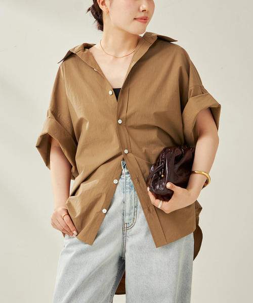 plageプラージュ＊Roll Up Cuffs シャツ Roll Up Cuffs シャツ（シャツ/ブラウス）｜Plage（プラージュ