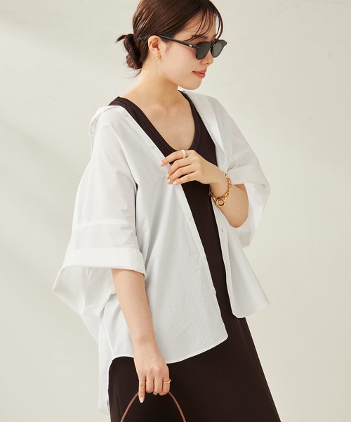 plage Roll Up Cuffs シャツ Roll Up Cuffs シャツ（シャツ/ブラウス）｜Plage（プラージュ