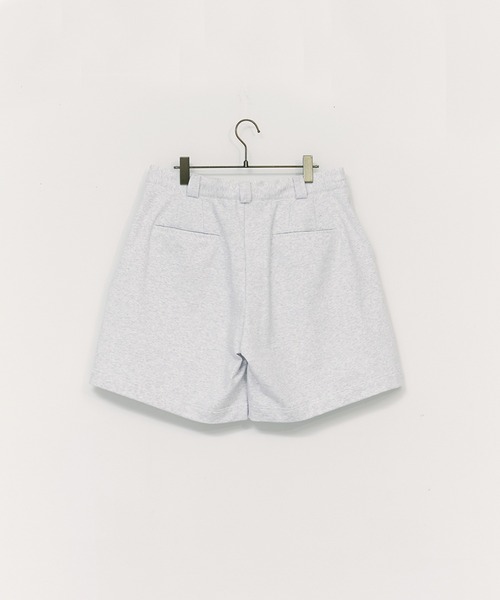 mocT(モクティー)の「mocT/モクティ STRETCH FLEECE 2TUCK SHORTS ストレッチフリース2タックショーツ ハーフパンツ(その他パンツ・レディース・ホワイト/ヘザーグレー・XL)」の3枚目の写真