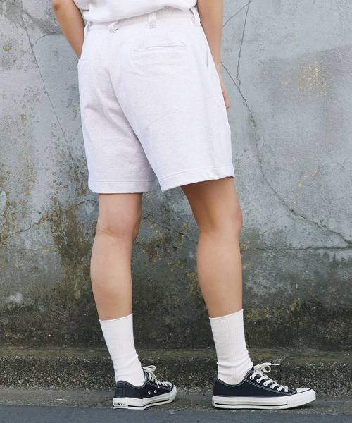 mocT(モクティー)の「mocT/モクティ STRETCH FLEECE 2TUCK SHORTS ストレッチフリース2タックショーツ ハーフパンツ(その他パンツ・レディース・ホワイト/ヘザーグレー・XL)」の8枚目の写真
