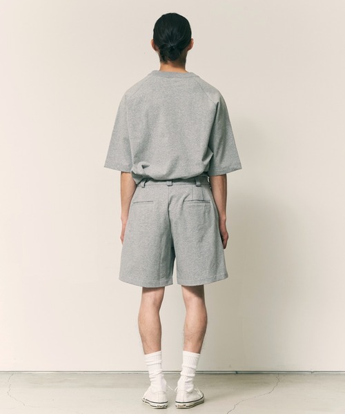 mocT(モクティー)の「mocT/モクティ STRETCH FLEECE 2TUCK SHORTS ストレッチフリース2タックショーツ ハーフパンツ(その他パンツ・レディース・ホワイト/ヘザーグレー・XL)」の18枚目の写真
