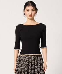 トッカ　TOCCA カシミヤニット　プルオーバー ラメウール ベーシックプルオーバーニット｜トゥモローランド