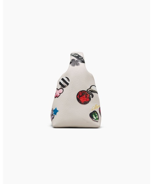 MARC JACOBS（マークジェイコブス）の「THE MINI SACK/ザ ステッカー レザー サック バッグ ミニ（ハンドバッグ・レディース・ホワイト系その他・ONE SIZE）」の5枚目の写真