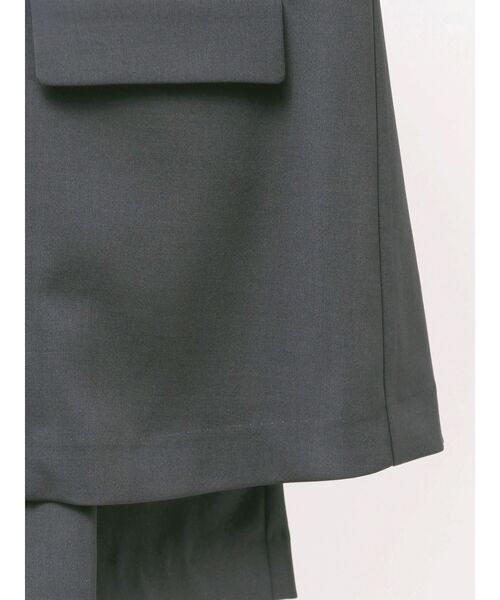ELENDEEK（エレンディーク）の「リラクシーテーラードジレ【セットアップ対応】（テーラードジャケット・レディース・ブラウン/アイボリー/チャコールグレー・FREE）」の12枚目の写真