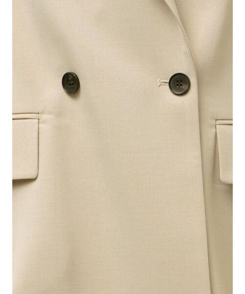 ELENDEEK（エレンディーク）の「リラクシーテーラードジレ【セットアップ対応】（テーラードジャケット・レディース・ブラウン/アイボリー/チャコールグレー・FREE）」の8枚目の写真