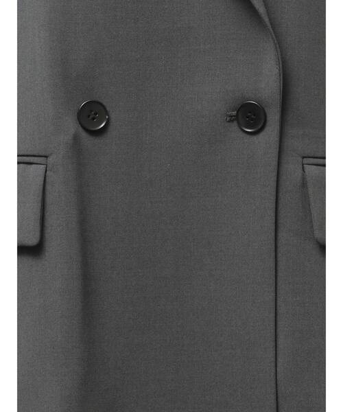 ELENDEEK（エレンディーク）の「リラクシーテーラードジレ【セットアップ対応】（テーラードジャケット・レディース・ブラウン/アイボリー/チャコールグレー・FREE）」の6枚目の写真