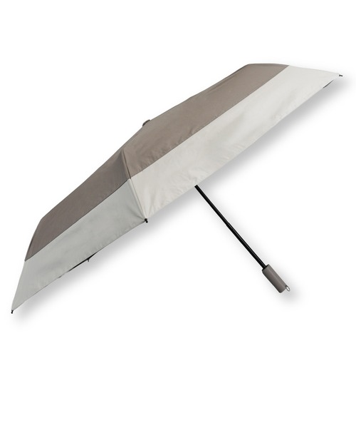 Kasco 折りたたみ傘 メッシュデザイン グレー C．グレー ビッグサイズ折畳み傘60cm【晴雨兼用】 大きいサイズ