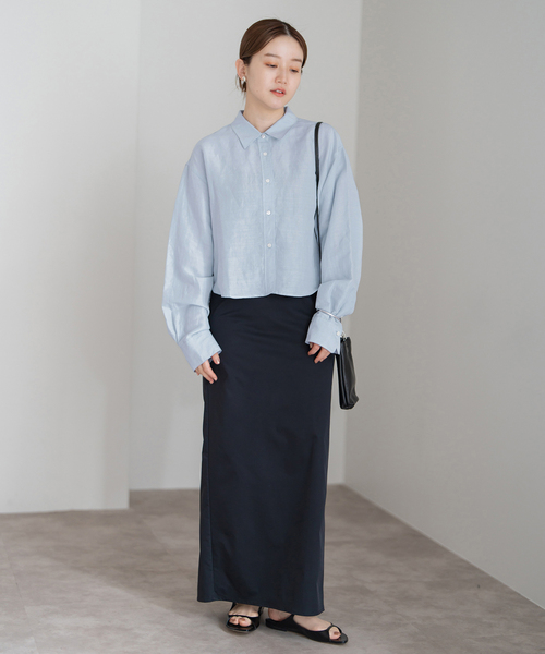 ■新品【IENA】ラミーショートシャツ IENA（イエナ）の「ラミーショートシャツ（シャツ/ブラウス）」 - WEAR