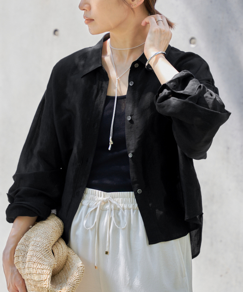 セール】《追加2》ラミーリヨセルショートシャツ（シャツ/ブラウス