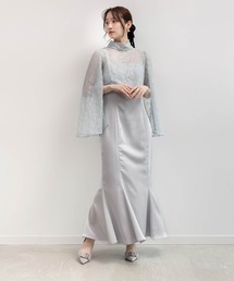 RANDA｜ランダのワンピース/ドレス（ブルー・ネイビー/青色系・花柄