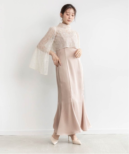RANDA(ランダ)の「ブラウスセットキャミワンピース(ワンピース・レディース・ブラック/ピンク/ブルー・1/0)」の6枚目の写真