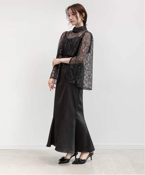 RANDA(ランダ)の「ブラウスセットキャミワンピース(ワンピース・レディース・ブラック/ピンク/ブルー・1/0)」の15枚目の写真