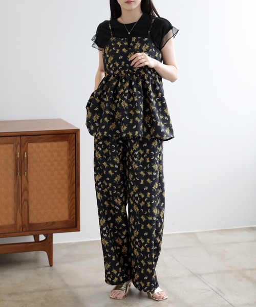 SUNFLOWER EIGHT(サンフラワーエイト)の「花柄パンツ(その他パンツ・レディース・ブラック/ネイビー/ピンク・FREE)」の22枚目の写真