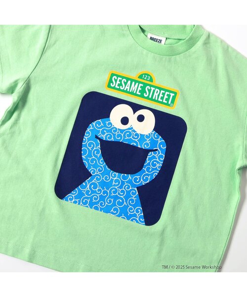 SESAME STREET（セサミストリート）の「SESAME STREET 和柄Tシャツ（Tシャツ/カットソー・キッズ・ミント/オレンジ・80/90/100/110/120/130）」の3枚目の写真
