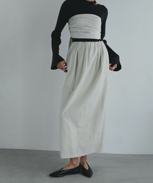 SHEER JACQUARD NARROW SKIRT（スカート）｜MANOF（マノフ）の