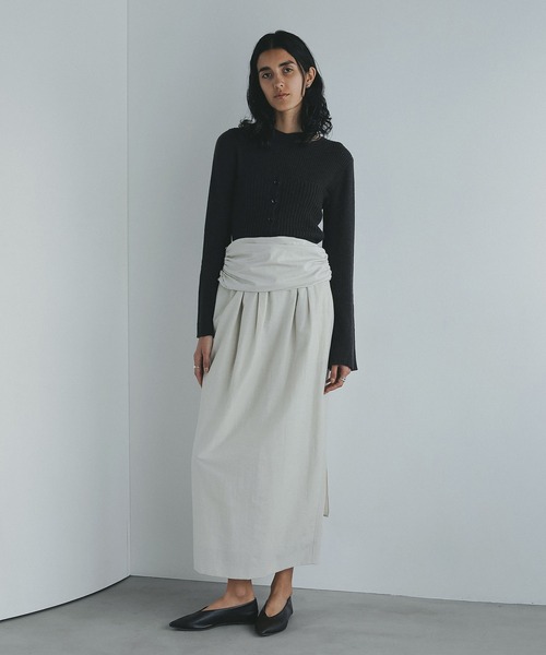 MANOF（マノフ）の「BUSTIER SET NARROW SKIRT（スカート・レディース・ベージュ/ブラウン/ブラック・S/M）」の10枚目の写真