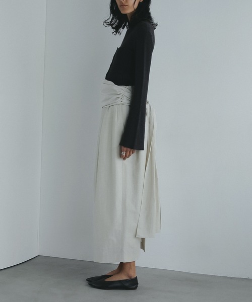 MANOF（マノフ）の「BUSTIER SET NARROW SKIRT（スカート・レディース・ベージュ/ブラウン/ブラック・S/M）」の11枚目の写真