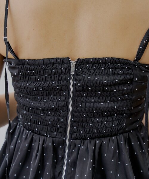 Chico（チコ）の「【WEB限定】ドットチュールペプラムブラウス（シャツ/ブラウス・レディース・ブラック/ホワイト/ピンク・FREE）」の17枚目の写真