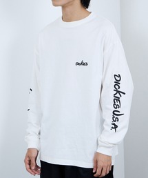 Dickies スリーブプリント 長袖Tシャツ