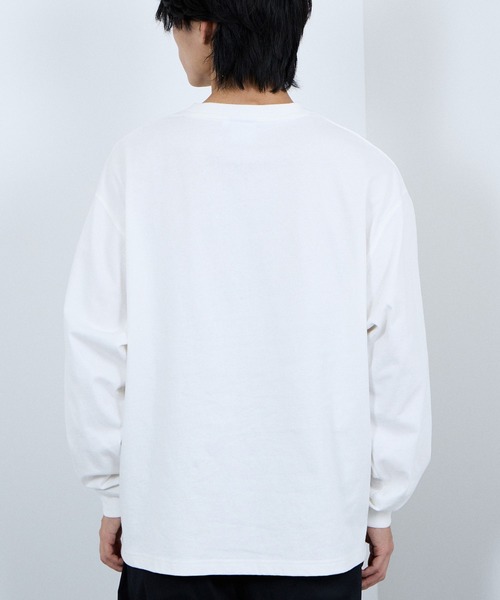 Dickies(ディッキーズ)の「Dickies スリーブプリント 長袖Tシャツ(Tシャツ/カットソー・メンズ・スミクロ/ホワイト/ブラック/ブルー・M/L/XL/XXL)」の11枚目の写真